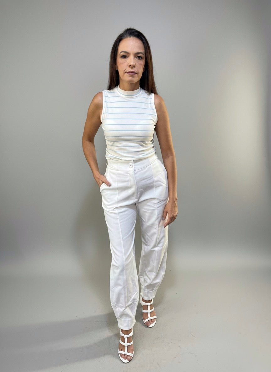 Regata Listrada Com Gola