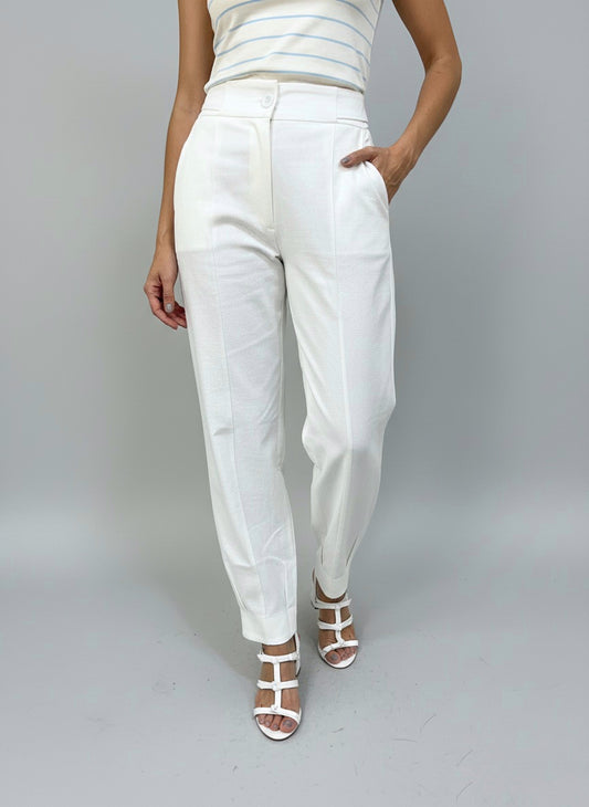 Calça Barra Com Pregas