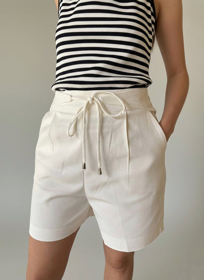 Short Alfaiataria Com Amarração